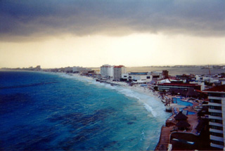 View from hotel